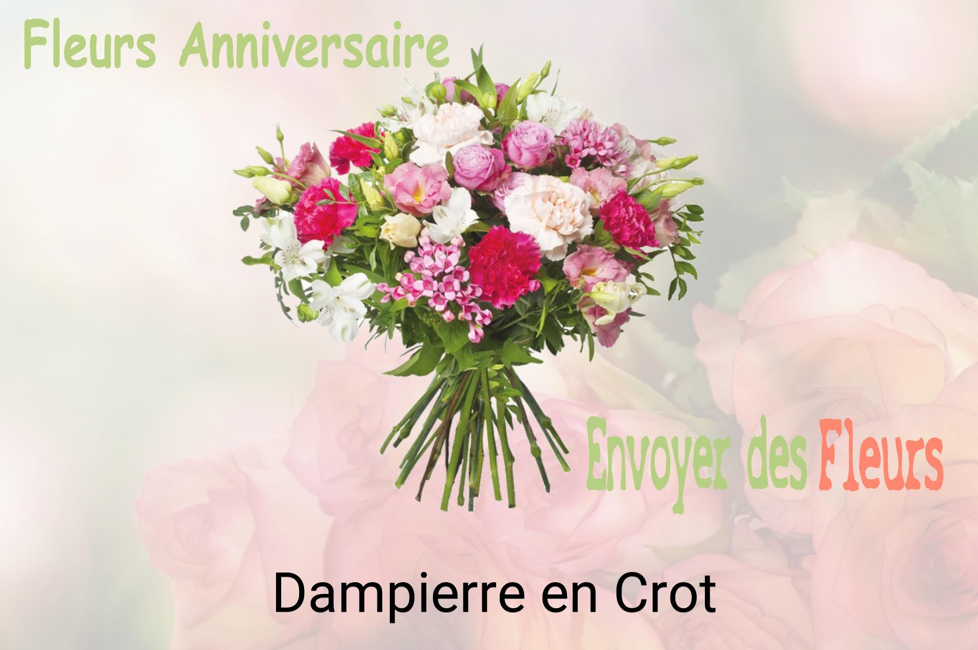 Bouquet de fleurs d’anniversaire livré à Dampierre-en-Crot