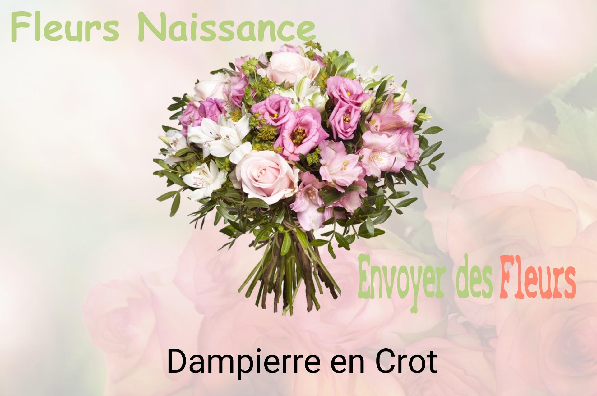 Bouquet de fleurs de naissance livré à Dampierre-en-Crot