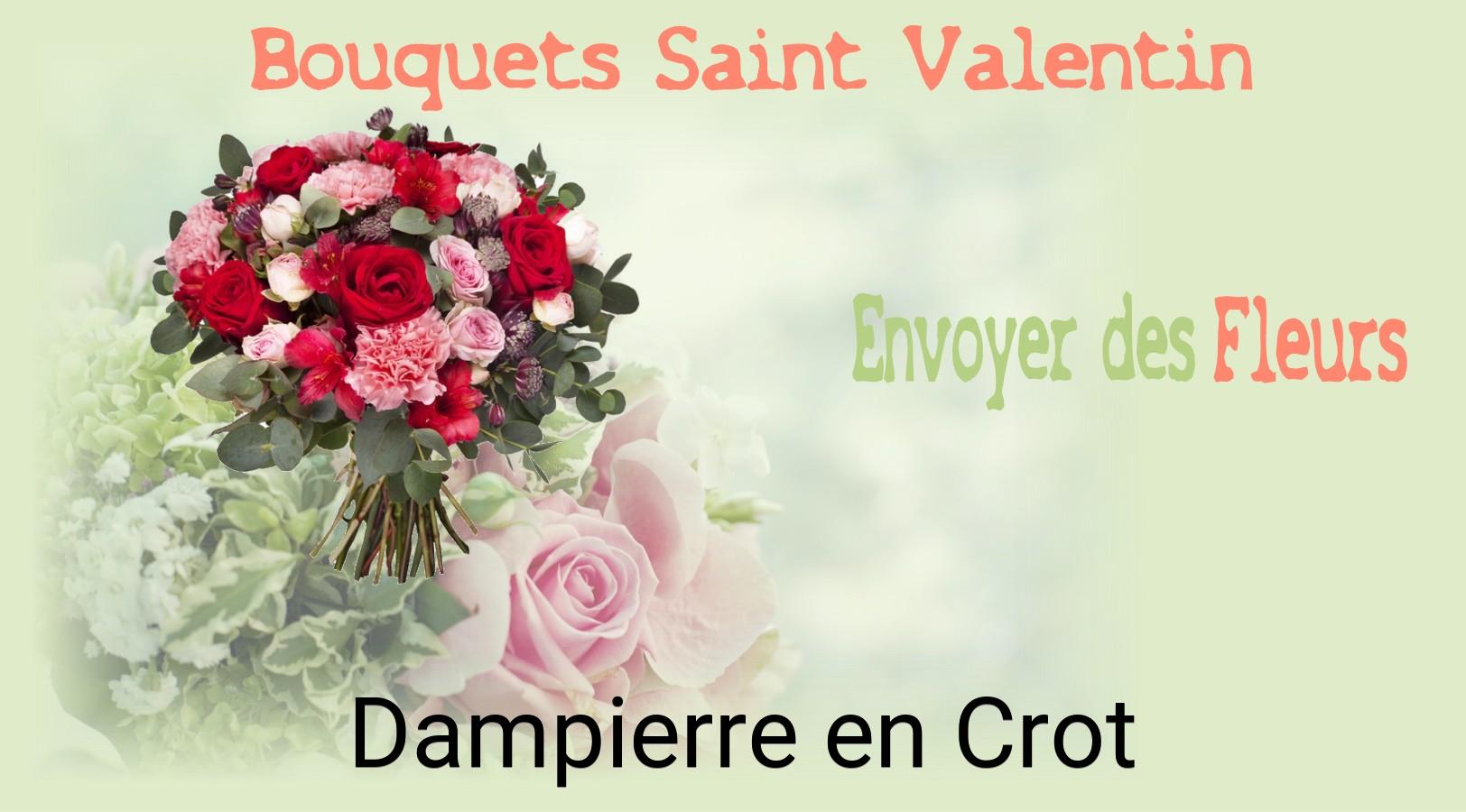 Roses de Saint-Valentin livrées à Dampierre-en-Crot